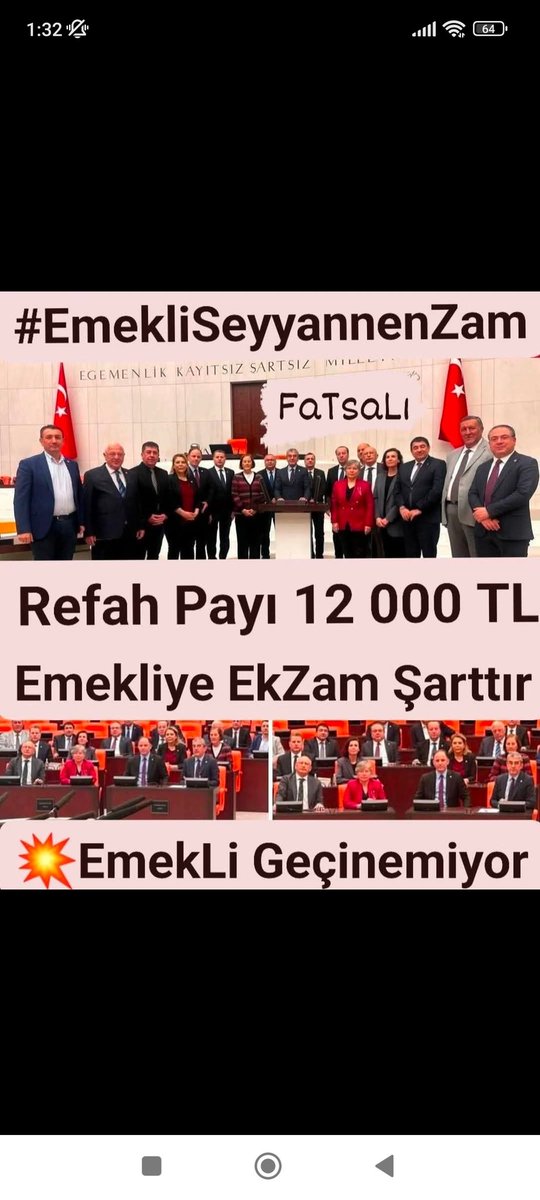 Son 20 yılda, EMEKLİ maaşlarını belirleyen katsayıyı değiştirdiniz.

Eğer o katsayılarla oynamasaydınız,
bugün en düşük emekli maaşı
en az 40 bin TL olacaktı!

Sonra da utanmadan çıkıp
“EMEKLİYİ enflasyona ezdirmedik” diye övünüyorsunuz.

#EmeklidenCHPyeTamDestek