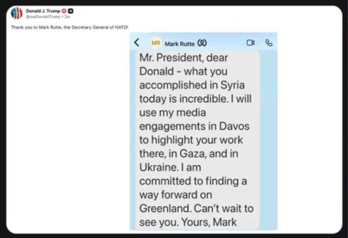 cobicondor's tweet photo. @SecGenNATO @POTUS Bitch... Trump just published your inner communication... and you treated him like "dear"... and then promised him you'd get him Greenland. You won't be in that office that much longer... your daddy revealed that you're just his little boy toy. https://t.co/xmiSzfcSY8