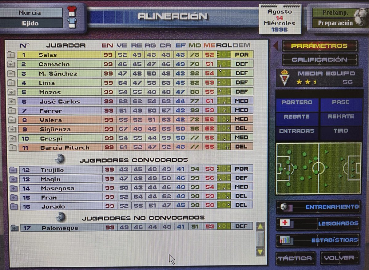GoldelMurcia's tweet photo. Este año se cumplen 30 años de esta maravilla ⚽️

PC Futbol 5.0 y el debut del Real Murcia en este inolvidable videojuego 🕹️

Miles de murcianistas llevaron a su club a la Copa de Europa. Horas y horas en el ordenador soñando y divirtiéndose 💻

Vamos a preparar un artículo lleno de nostalgia explicando en clave pimentonera aquella experiencia 📰