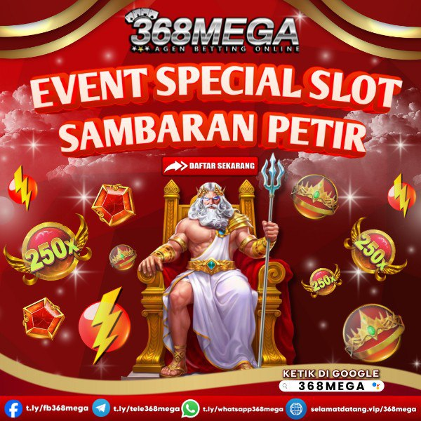 368megaa's tweet photo. Dulu takut petir, sekarang malah dicari sampai subuh! ⚡️🤣

Cuma di 368MEGA petirnya bikin dompet kaget! ✅ Bebas IP ✅ Bank &amp; E-Wallet Lengkap ✅ Pragmatic &amp; PG Soft

Link: https://t.co/nfbSO3XAQu

🔎 Search Google: 368MEGA

#368MEGA #PetirMerah #SlotGacor https://t.co/hbDJnw6yUG