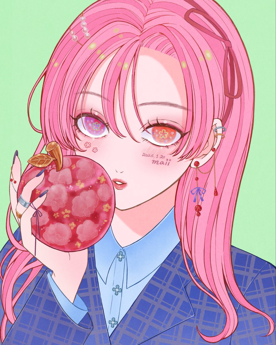 maii_art___'s tweet photo. 1 year progress 🍎🌸 
2025 → 2026 https://t.co/kgq1RqQbra