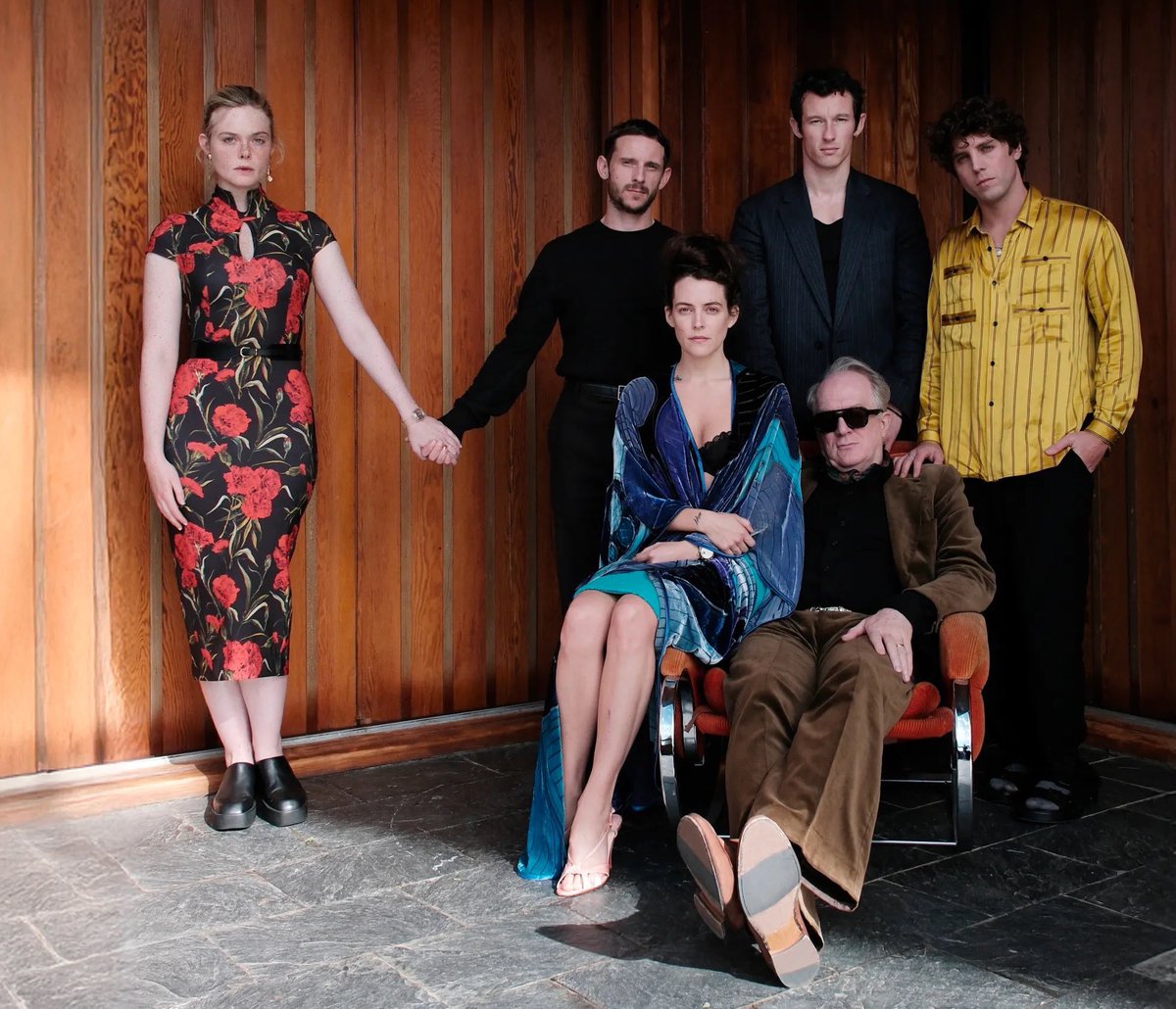 FilmUpdates's tweet photo. Karim Aïnouz’s ‘ROSEBUSH PRUNING’ starring Callum Turner, Riley Keough, Elle Fanning, Jamie Bell, Lukas Gage and Pamela Anderson will premiere in competition at the Berlin Film Festival.

In a Spanish villa, American siblings Jack, Ed, Anna and Robert wallow in isolation and their inherited fortune. When Jack wants to move in with his girlfriend and Ed uncovers the truth about their mother’s death, the fabric of the family begins to unravel.