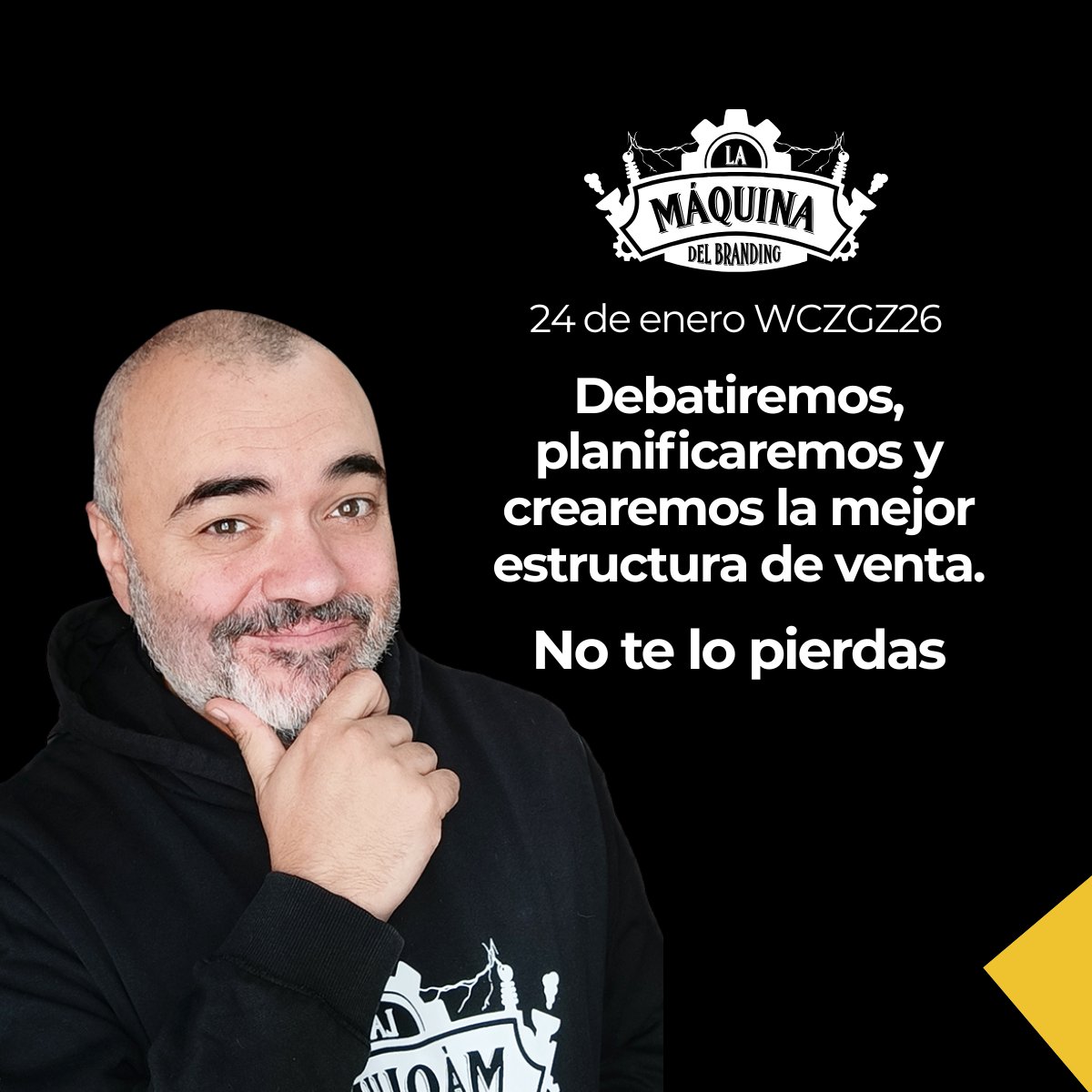 YannickLMB's tweet photo. Este finde nos vamos a Zaragoza con el equipo de Raiola.
El 24 de enero tengo taller y traigo un reto guapo: Cliente que vende bien en físico, pero online le usan de escaparate y compran fuera más barato.
¿Solución? Venirse al taller.
#WCZGZ26 #YannickGaricia #RaiolaMola https://t.co/8uXThZCrJQ