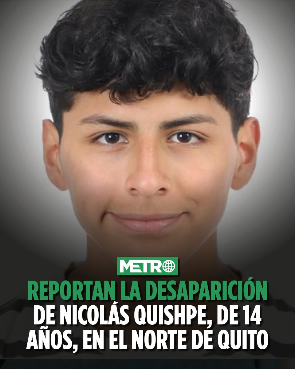 #Quito l Su madre pide ayuda para localizarlo: bit.ly/4sN3Eib