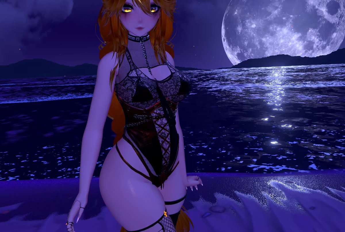 MileyOffline's tweet image. The moon is beautiful, isn't it? 

#VRChat #VRC #VRChatPhotography