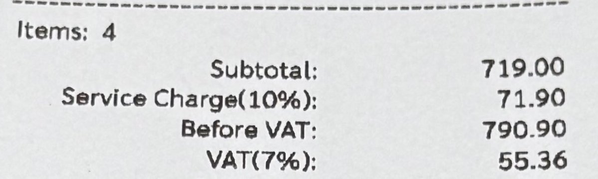 papunjaeat's tweet image. อาหารช้า พนักงานไม่ดูแลขออะไรเหมือนรบกวน แต่พอบิลมา… + Service Charge 10%

รู้สึกเหมือนโดนมัดมือชก ปกติถ้าเจอร้านที่บริการดีมากๆ ผมจะทิปเสมอ 100-500฿ (ช่างตัดผม หมอนวด ทำเล็บ ฯลฯ) ฟิลแบบ ให้ด้วยความเต็มใจ เป็นแรงใจทำงานต่อ  แต่พอเจอบริการแย่ๆแล้วต้องเสียเงินอีก …โคตรหงุดหงิด…