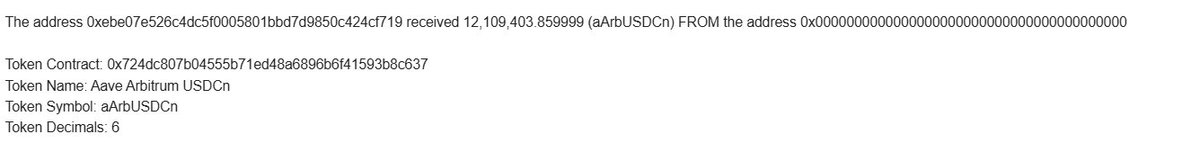 🚨 Trove funds are on the move 🚨

After telling <a href="/Cbb0fe/">CBB</a> that <a href="/TroveMarkets/">TROVE</a> funds are “tied up with a market maker” the 12.1 million has been deployed into <a href="/aave/">Aave</a> . Transaction hash below. Can the <a href="/aave/">Aave</a> team help us recover the 12.1 million in scam funds? 

<a href="/zachxbt/">ZachXBT</a> 
<a href="/mlmabc/">MLM</a>