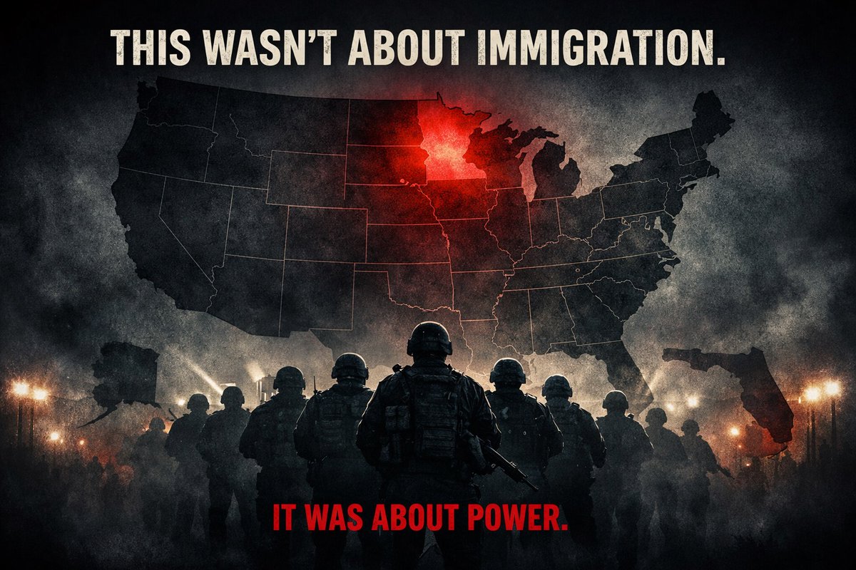 mjfree's tweet image. 🚨🚨🚨 Trump didn’t send federal agents into Minnesota for immigration. He sent them to punish a blue state he lost. Texas &amp;amp; Florida have millions more undocumented residents — they were ignored. This wasn’t enforcement. It was intimidation.

READ MORE ➡️ open.substack.com/pub/mjfree/p/t…