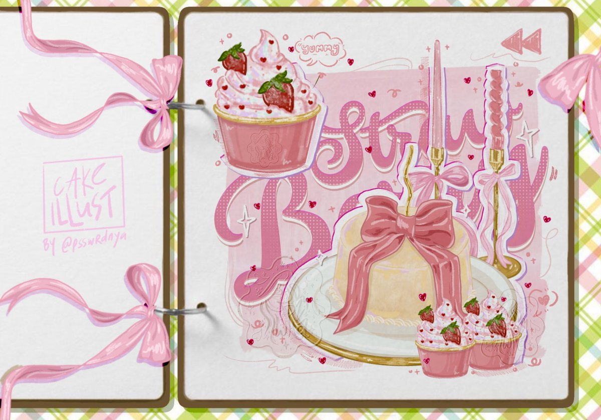 psswrdnya's tweet image. yang kemarin kurang gemec, would u take a bite darl? 🍰🩷
#digitalillustration