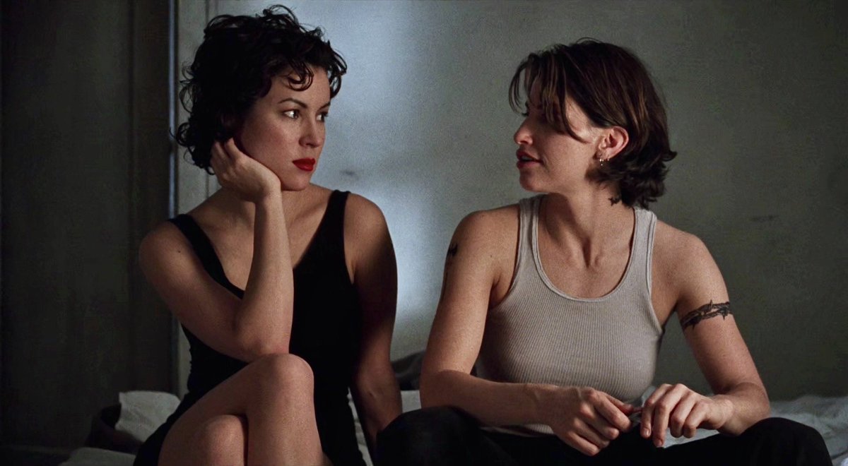 sapphilms's tweet image. bound (1996) dir. lana wachowski &amp;amp; lilly wachowski