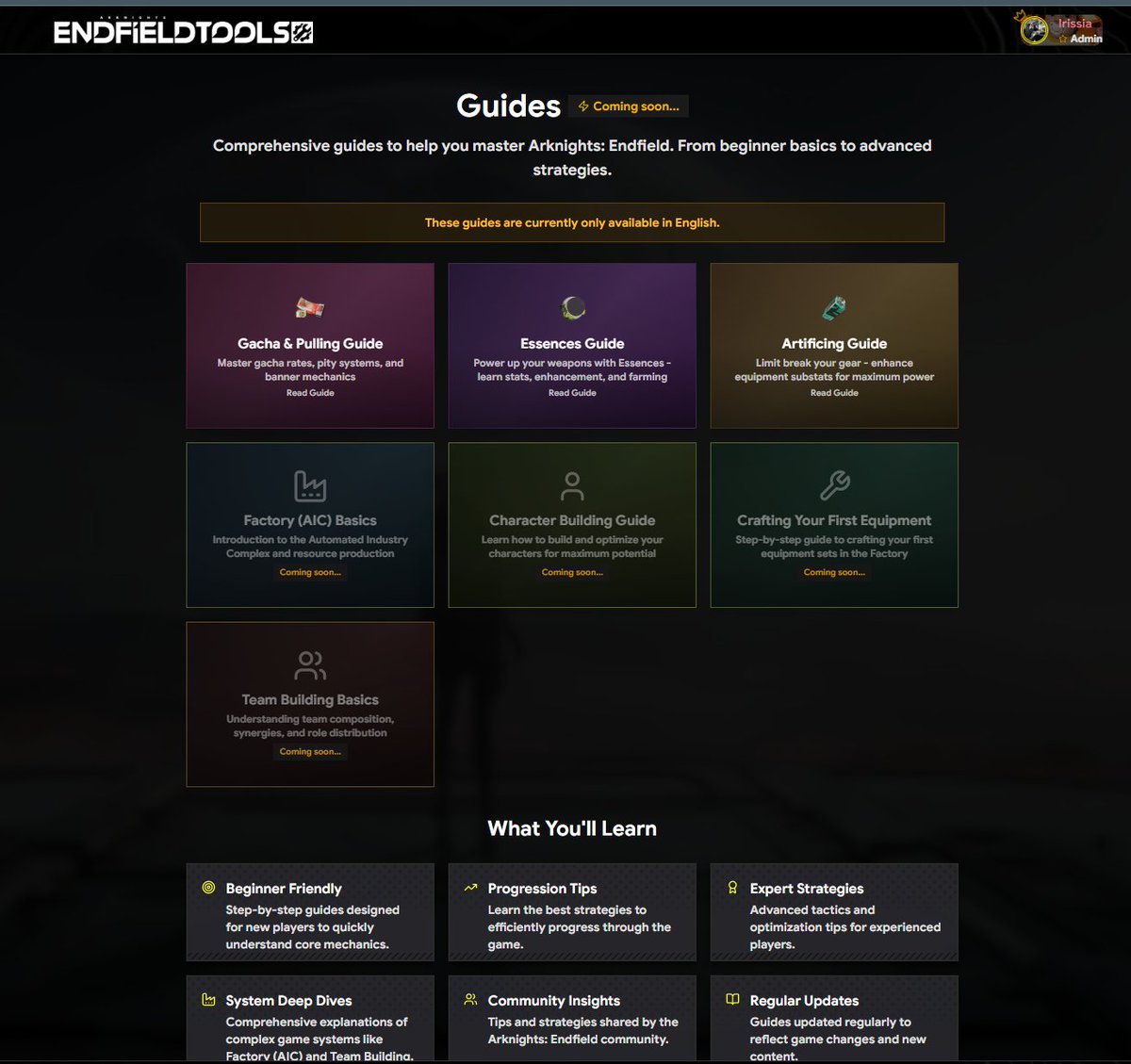 Irissia | Exburst | Endfieldtools | Zeroluck.gg tweet media