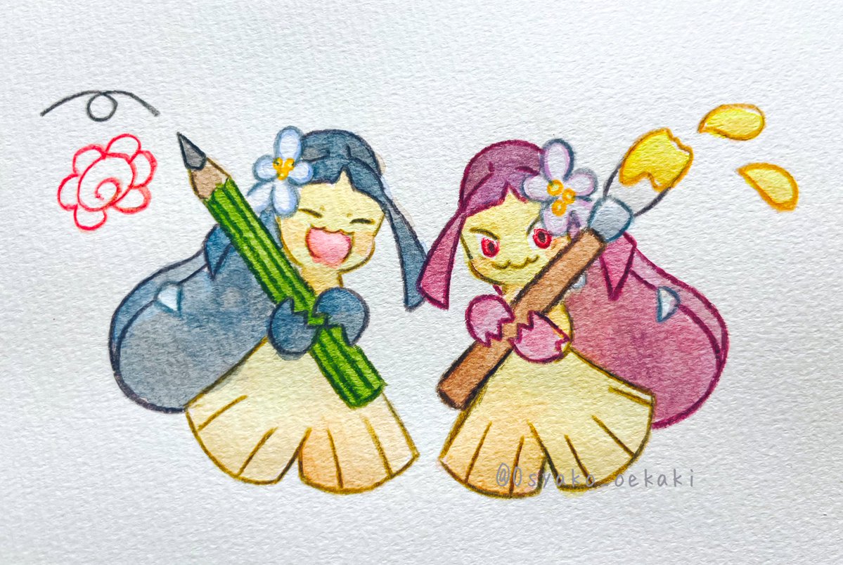 Osyako_oekaki's tweet image. クチート〜！！✏️✏️🎨🎨

#ポケモンイラスト
#Pokemon