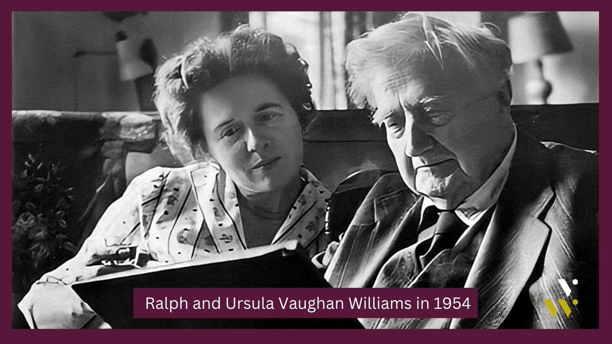 Image for the Tweet beginning: Ralph Vaughan Williams' second wife,