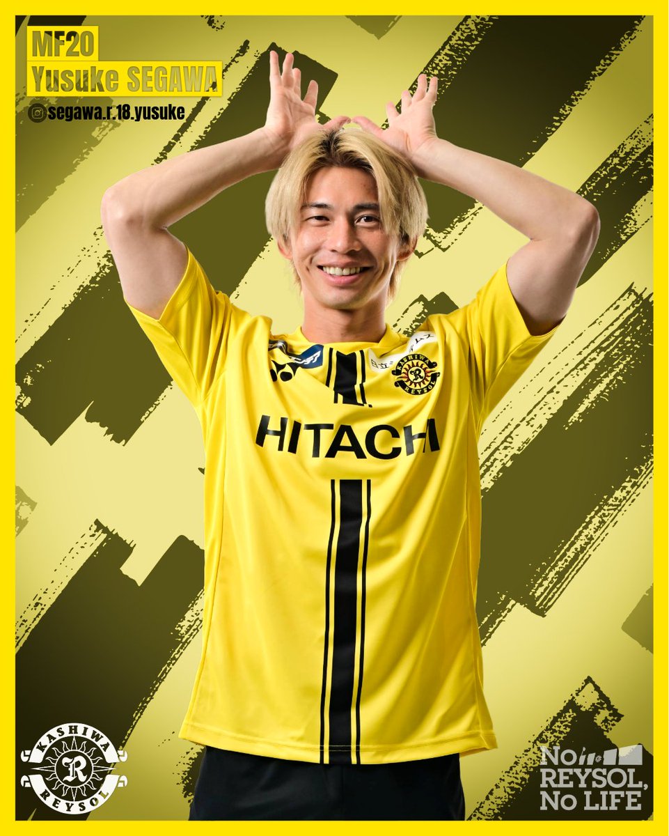 ✋😆🤚 No.20 #瀬川祐輔 Yusuke SEGAWA #レイソルフリーポーズ