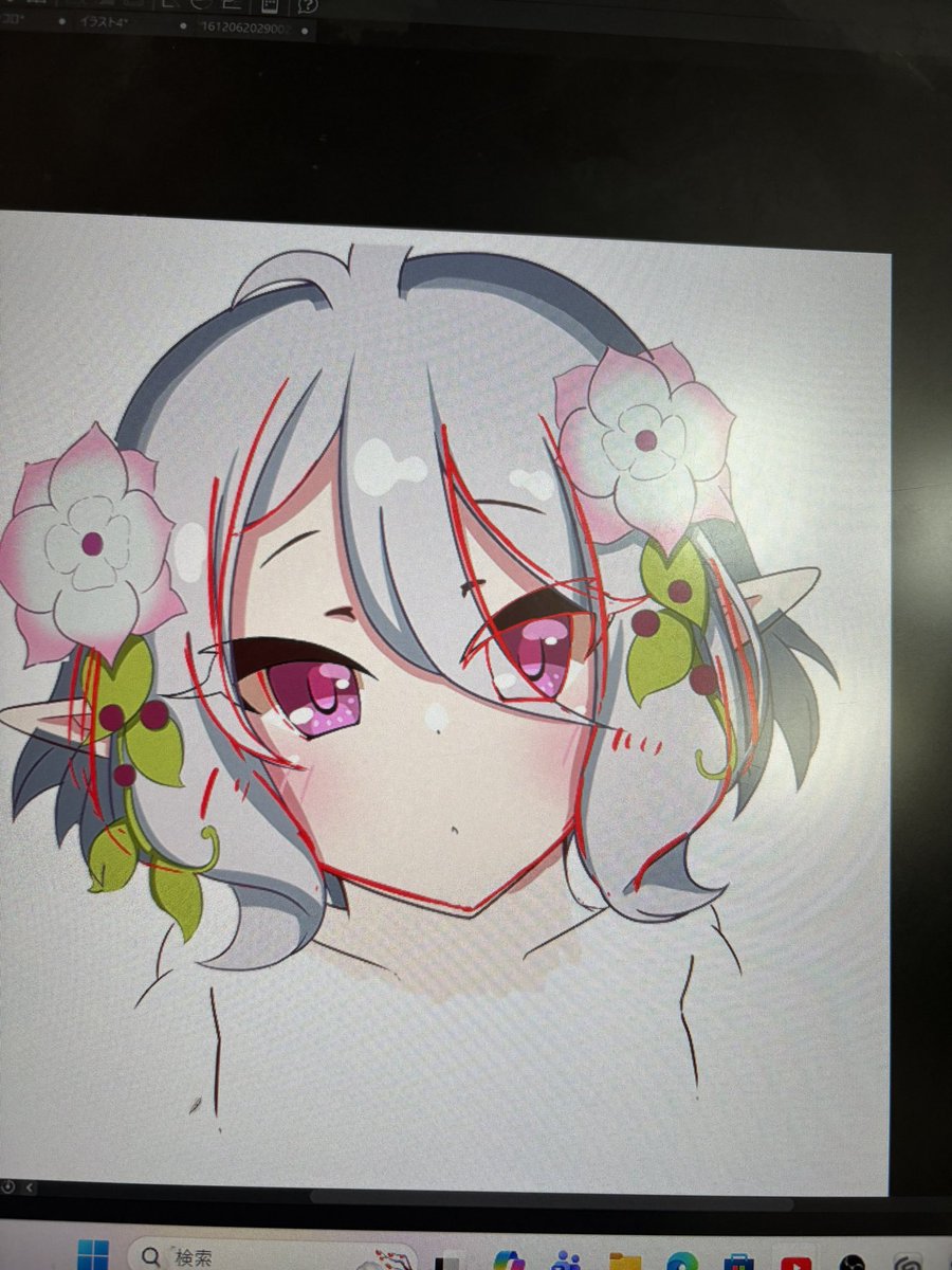 Brother_Frame_S's tweet image. 絵の練習919日目

久々にコッコロちゃ描こうとしたら顔縦長になってたので修正