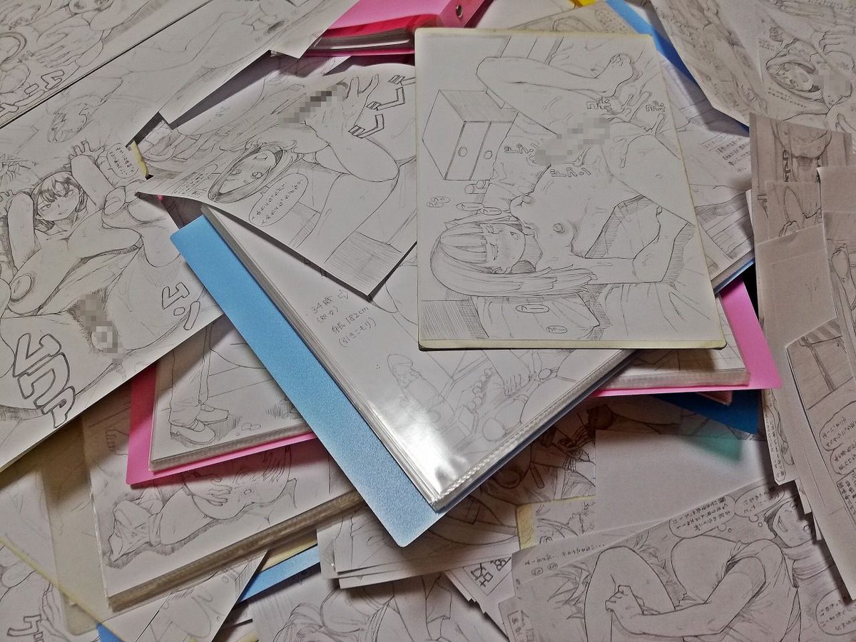 以前、古い付き合いの友人に全ての絵を託して「販売経路や価格設定は全部任せる。もちろん売り上げの一部は渡す。」と打診した事があるんだけど、「凄い量だしアナログだから1枚1枚触るのにも相当気を使う。俺には荷が重い」と断られたんだよね・・・ 