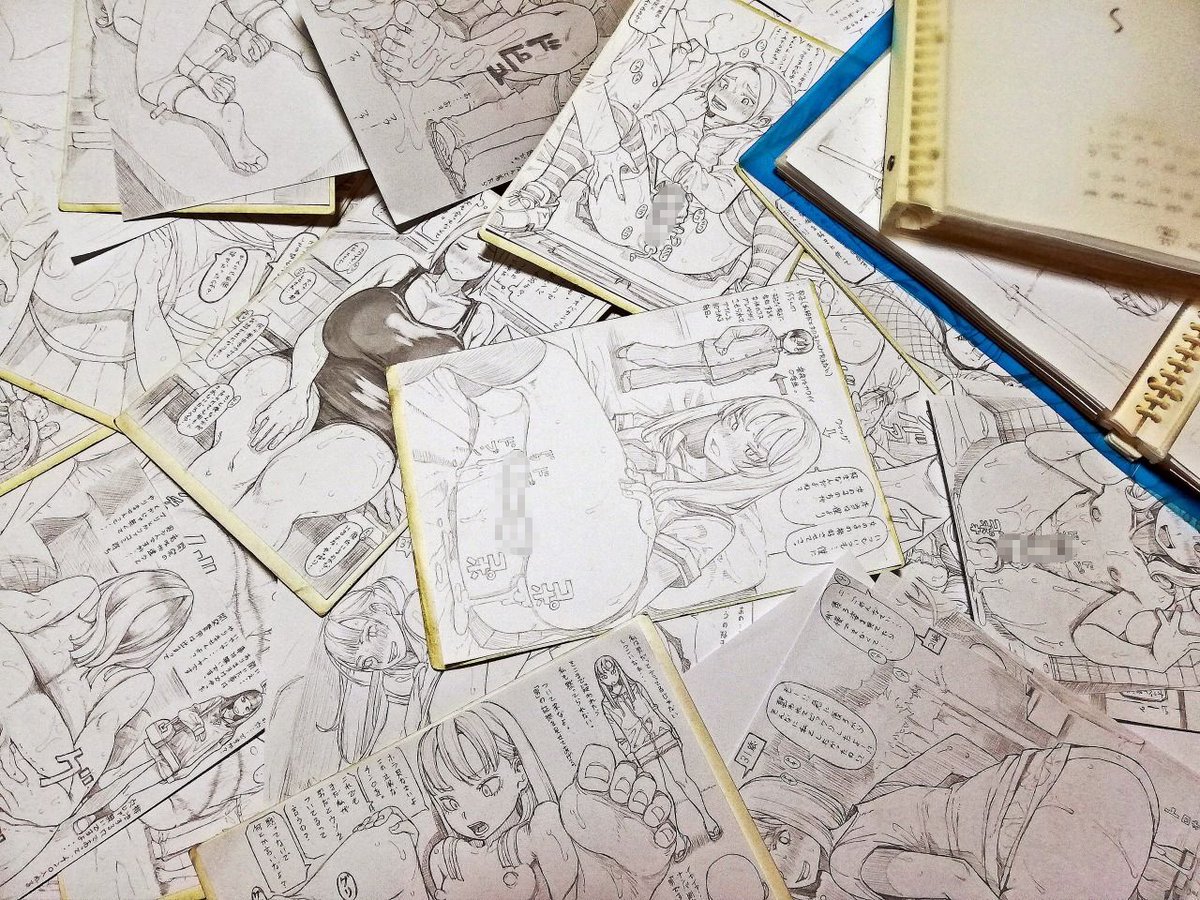 以前、古い付き合いの友人に全ての絵を託して「販売経路や価格設定は全部任せる。もちろん売り上げの一部は渡す。」と打診した事があるんだけど、「凄い量だしアナログだから1枚1枚触るのにも相当気を使う。俺には荷が重い」と断られたんだよね・・・ 