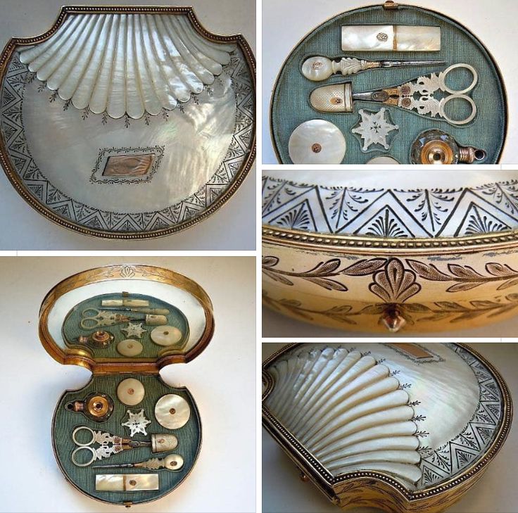 A 19th-century luxury sewing kit made of mother-of-pearl and ivory proof that even everyday tools were once crafted as works of art.