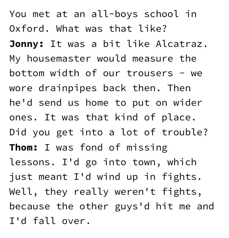 AsHtrAySmOkee's tweet image. 这人好欠打为什么我没有早出生几十年在街上偶遇学生弟汤姆约克把他痛扁一顿再看着他乐呵呵捂着屁股走