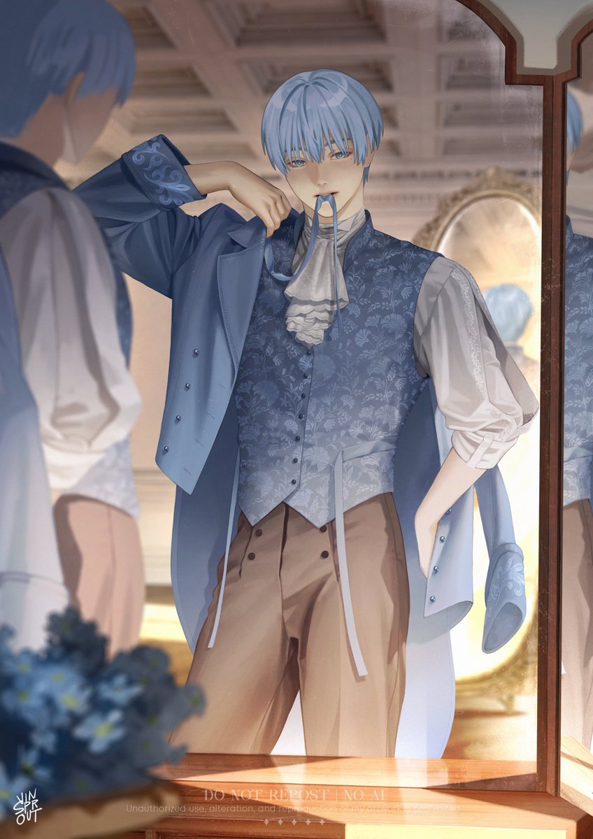 vinsprout's tweet image. he is HIM 💙
#フリーレン  #Himmel