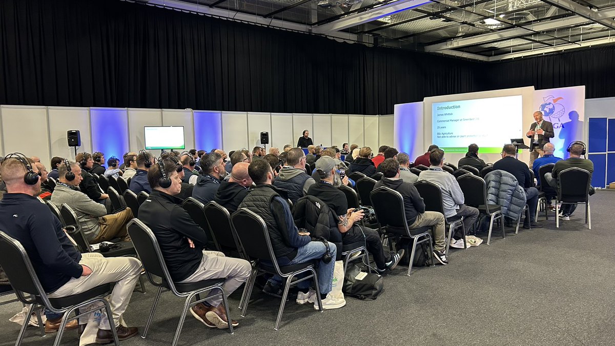 GreenBestLtd's tweet photo. This morning James Whittick delivered a successful seminar on the importance of iron in turf agronomy and the impact on turf health at #BTME2026.
If you’re attending the show, find the GreenBest team on stand 100, hall 1.
#TurfandLandscape https://t.co/liRrJT8oE3