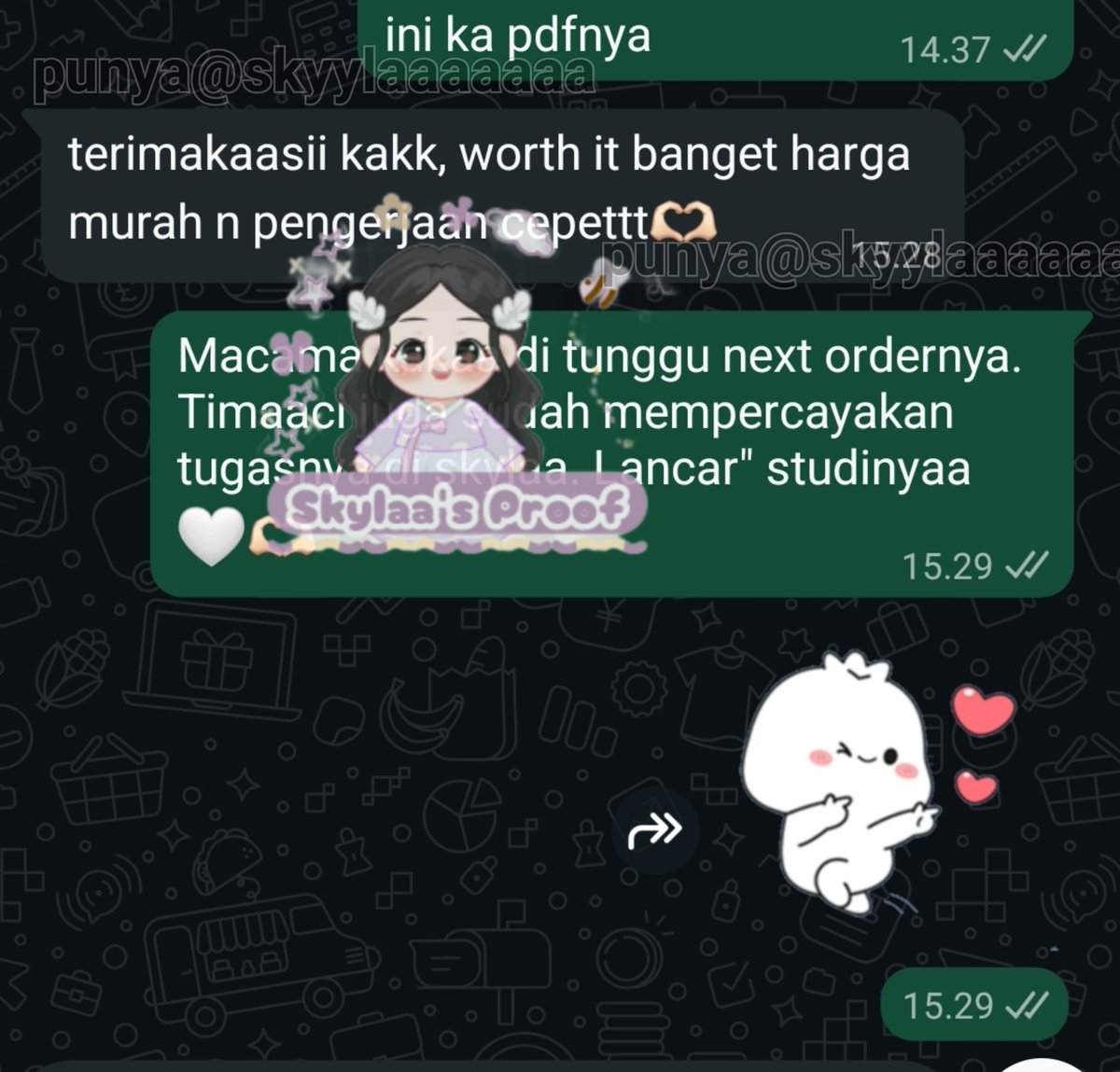 skylaa joki turnitin 《mendeley, parafrase etc ♡》 tweet media