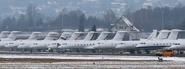 The people who are telling the world to fly less have all arrived in Davos