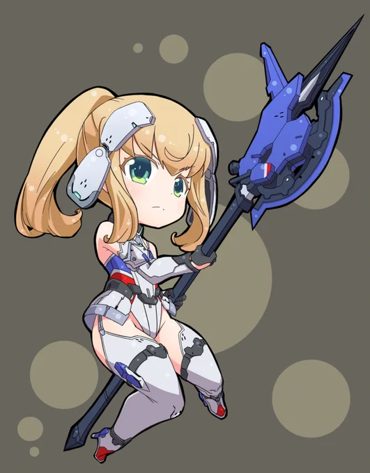 前回に続いてノエルチャン描きました。 庇護欲を掻き立てるかわいい子に、 クッと相手を見据えるような表情させるのが 好きマンです!!!