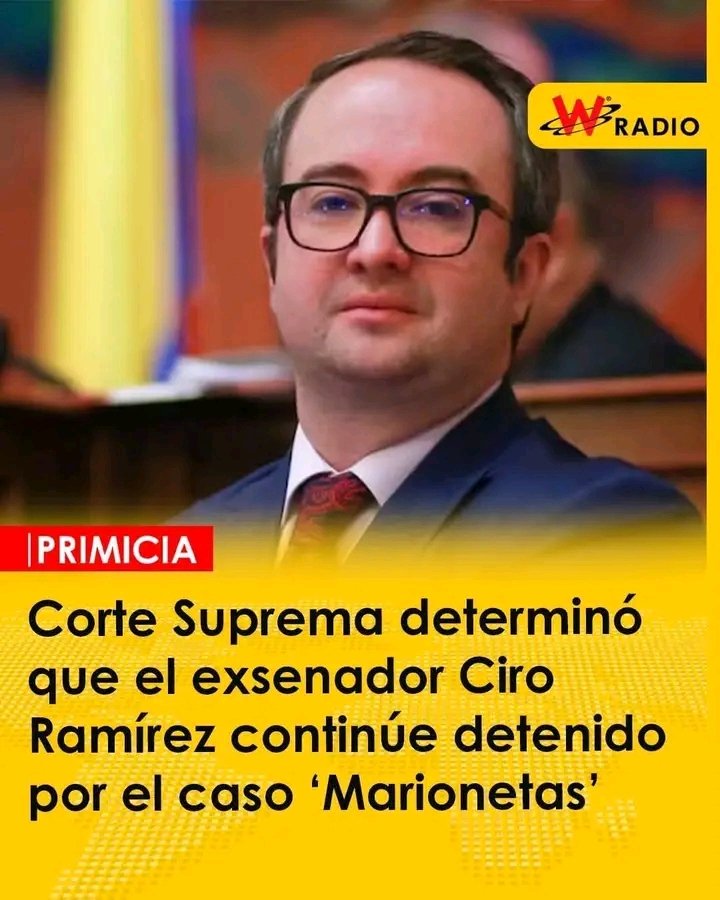 Sacaron temporalmente de la carcel a Ciro Ramírez del Centro Democrático, mientras botaba a y ayudaba a hundir algunas reformas sociales, como ya cumplió esa labor, ahora sí Álvaro Uribe Vélez y su Corte Suprema de Justicia lo quieren devolver a su celda en la carcel la Picota.