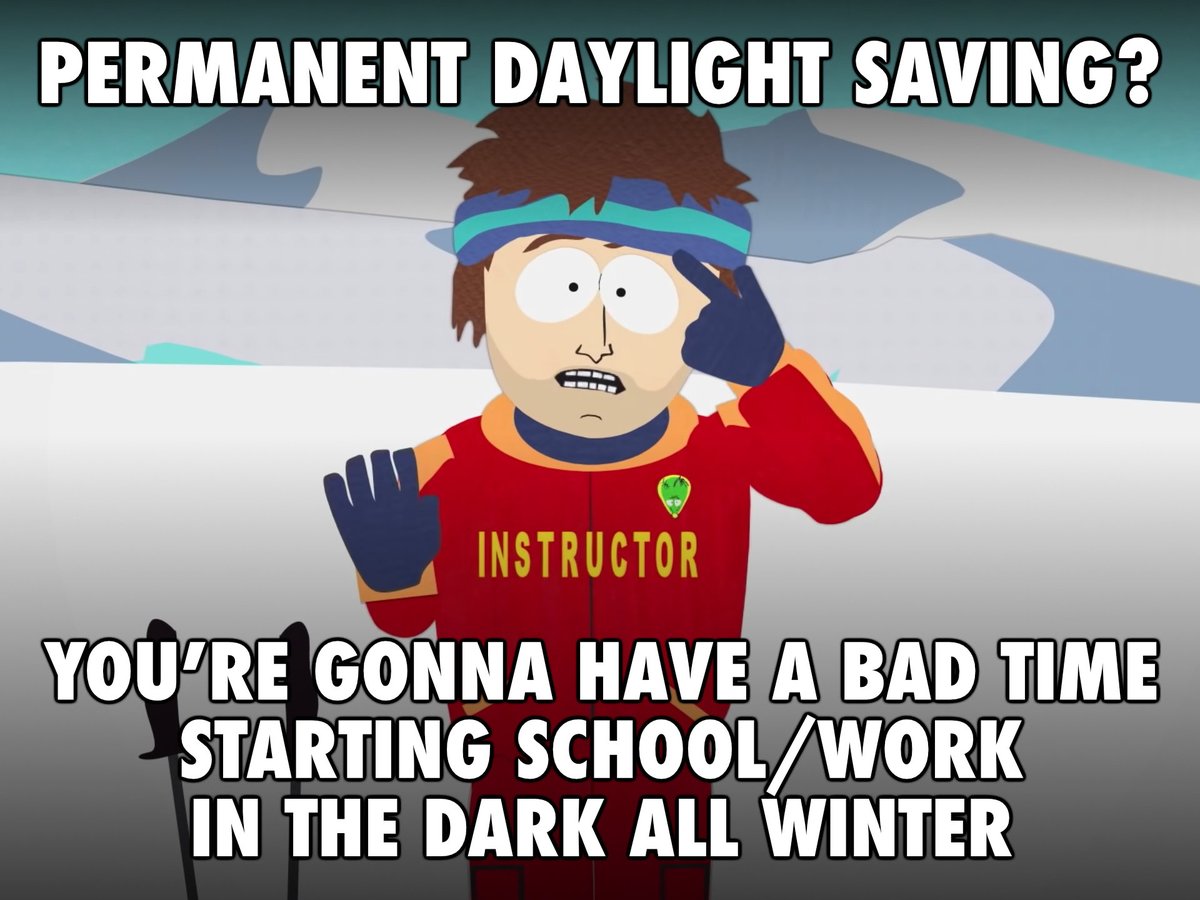 Permanent Daylight Saving Time? No, thanks! Let's end clock change with permanent Standard Time and keep our mornings bright! ☀️