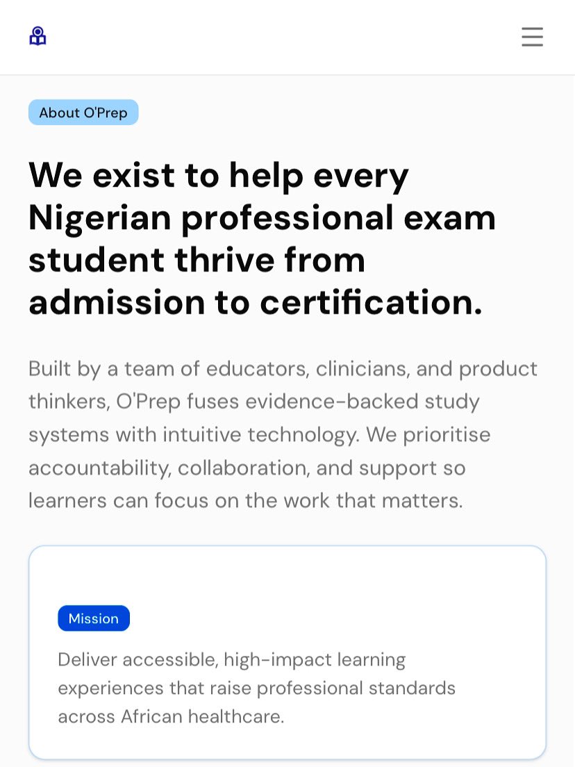 _OPrep's tweet image. From readiness to results, OPREP has got you.

Preparing for RN, RM or RPHN in 2026?
Join our OPREP WhatsApp channel for free daily tutorials: whatsapp.com/channel/0029Vb…

Want to join our study challenges? Register your spot here: tinyurl.com/OPREP-2026-Cla…