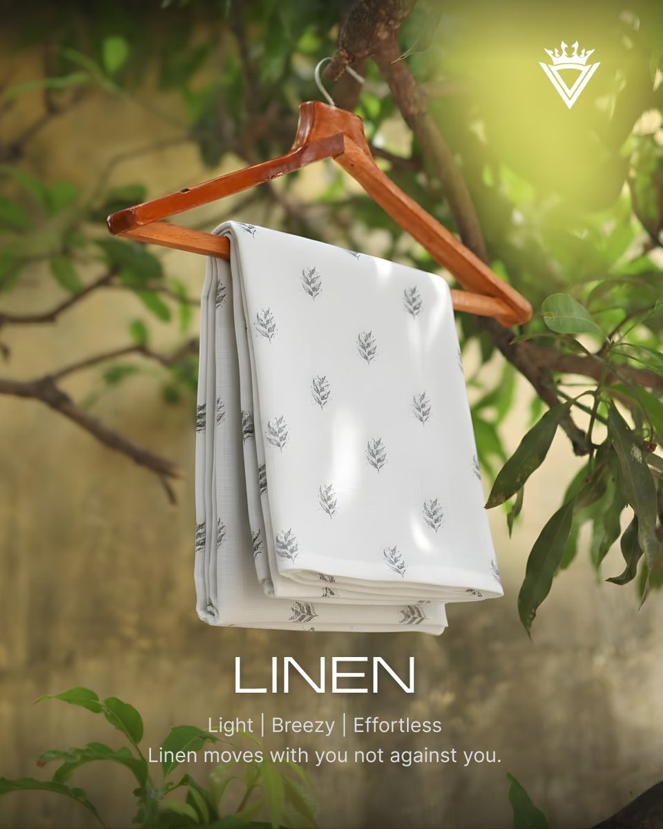 vlglobalemart's tweet image. Linen doesn’t fight your body - It follows your rhythm, your movement, your pace.

Shop now: wa.me/919944944255

Because comfort isn’t a feature.
It’s a feeling.

#linenlife #breezycomfort #naturalliving #fabricthatfeelsgood #everydayease #humanfirst