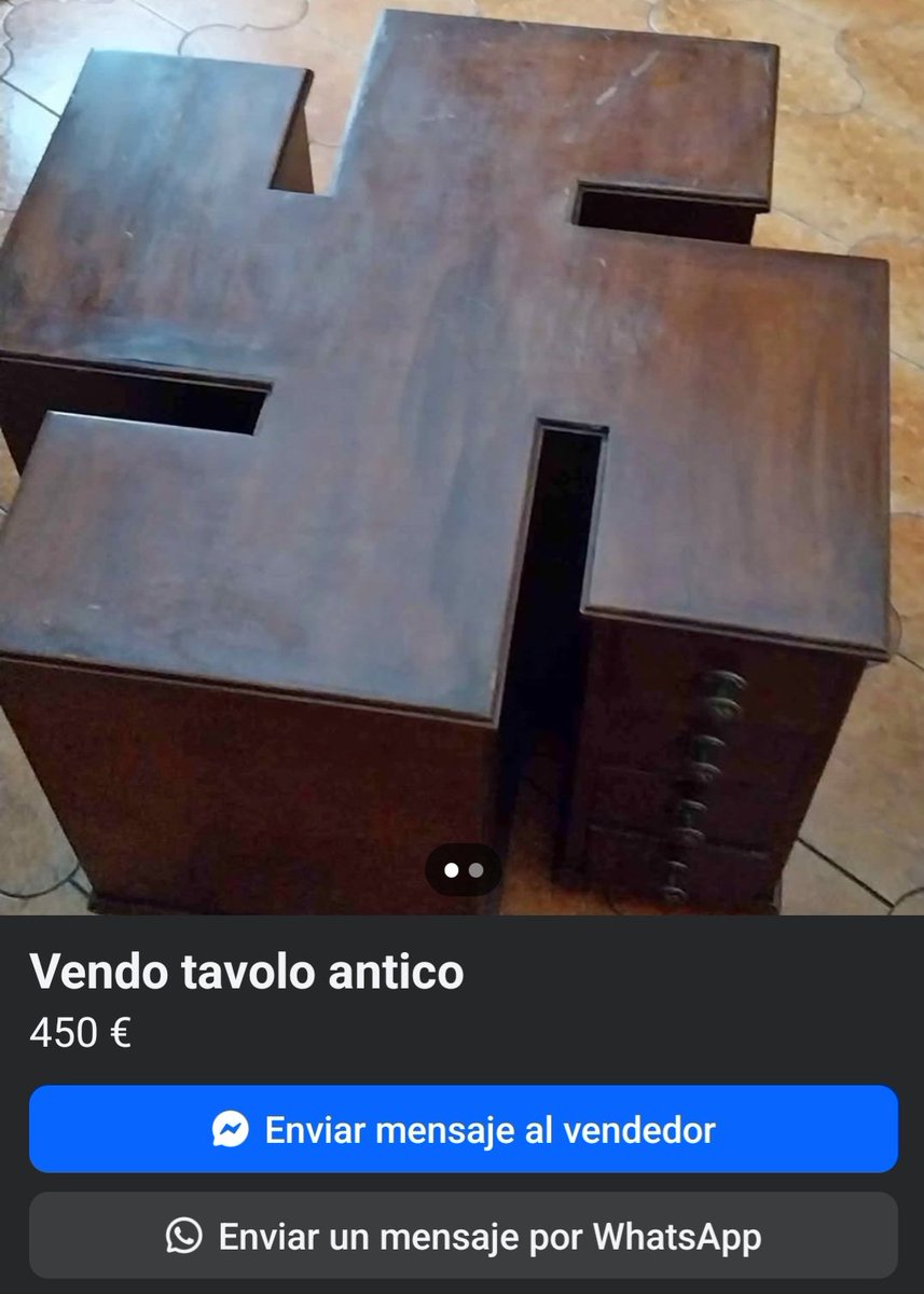 Voy a buscar una mesita para el living
La mesita 😳
Italia no lo entenderías