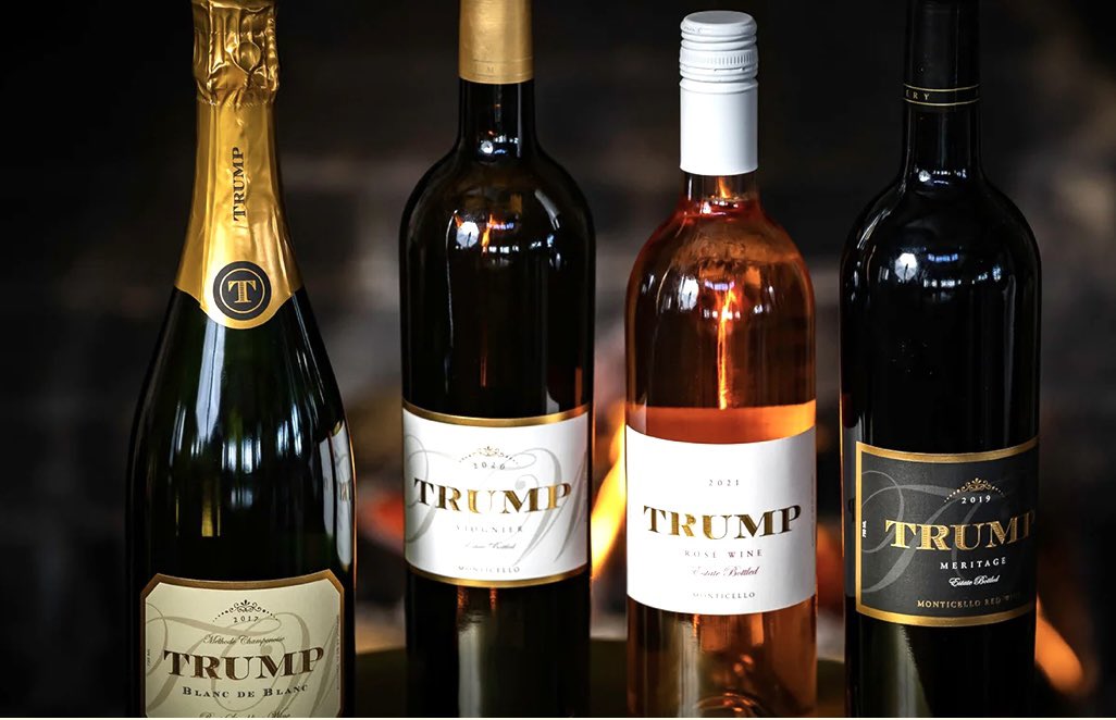 RonFilipkowski's tweet image. Probably just a minor point worth noting, but as Trump threatens new tariffs on wine imports it just so happens that he is also in the wine business so the tariffs would benefit him personally.