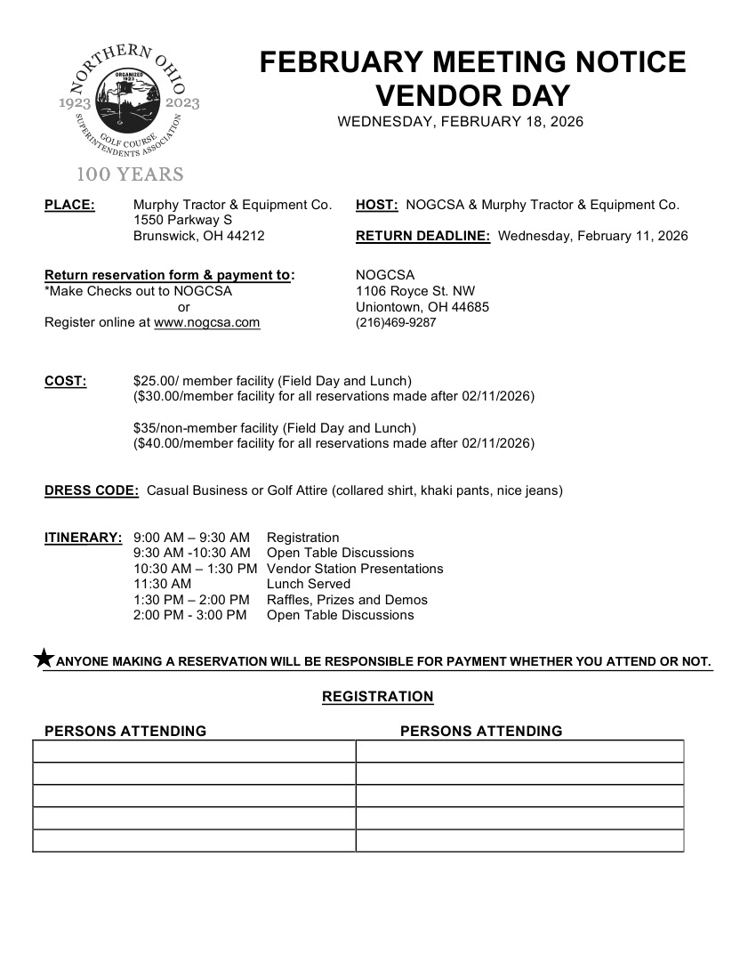 Northern Ohio GCSA tweet media