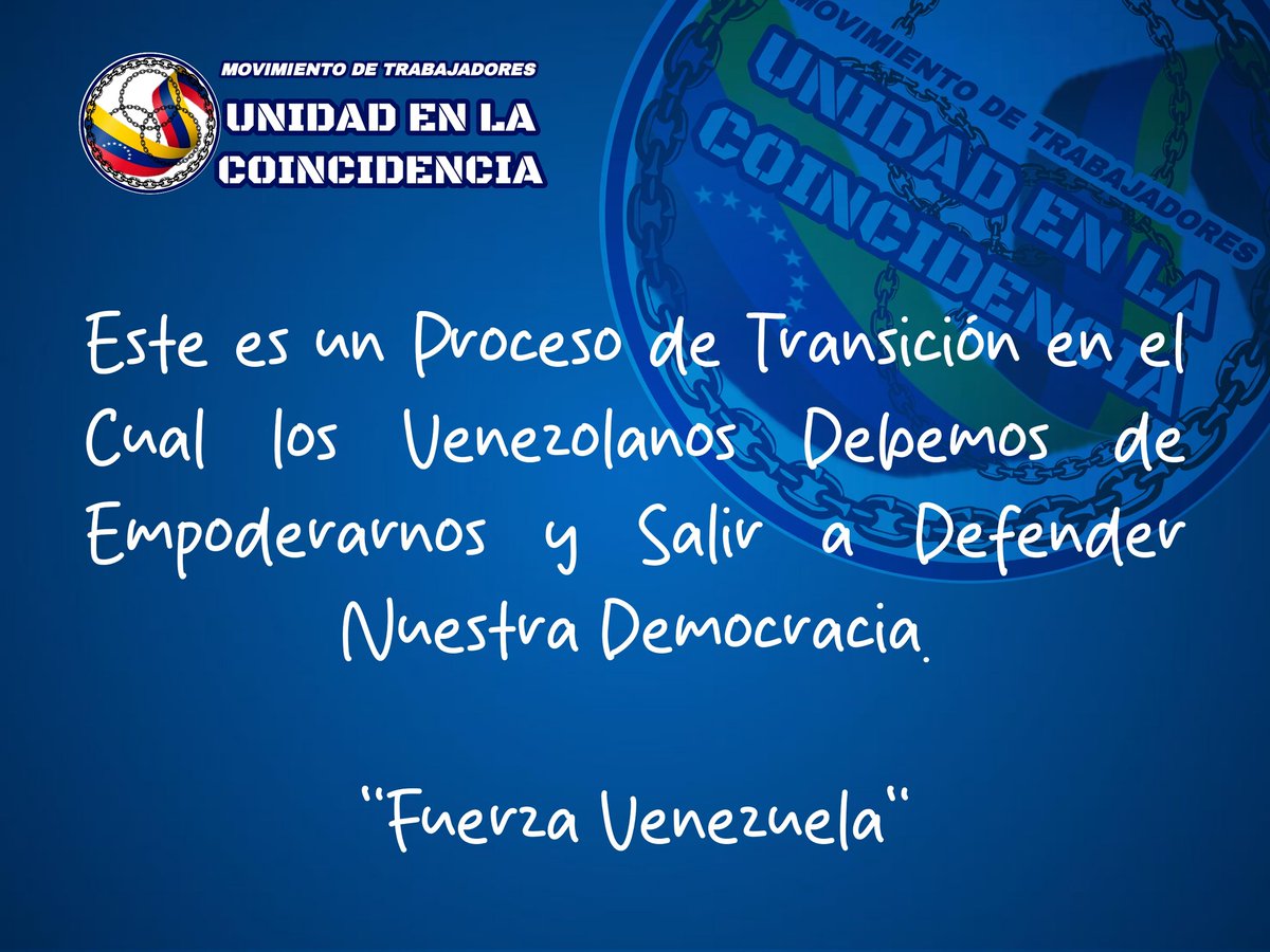 #CiudadGuayana
La Presión Externa le dá la Mano a la Presión Interna.
<a href="/realDonaldTrump/">Donald J. Trump</a>
<a href="/marcorubio/">Marco Rubio</a>
<a href="/MariaCorinaYA/">María Corina Machado</a>

Los indefensos ahora son Fuertes, y los Débiles hoy son otros.
#VenezuelaDigna