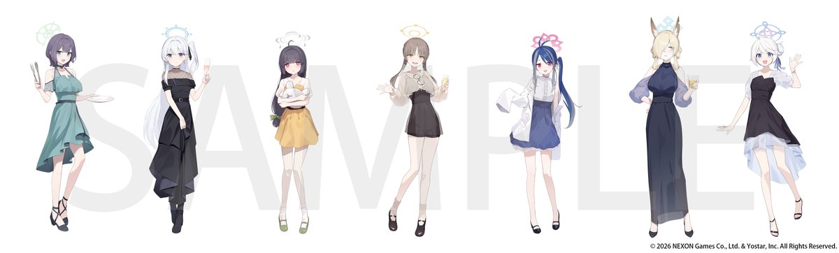 アニメイト様で展開されるブルーアーカイブフェアのイラストを描かせていただきました。
よろしくお願いします!
#ブルアカ 
#ブルアカふぇす2026 