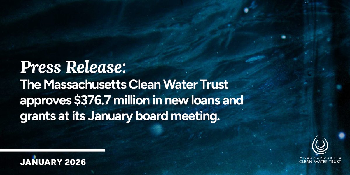 Massachusetts Clean Water Trust tweet media