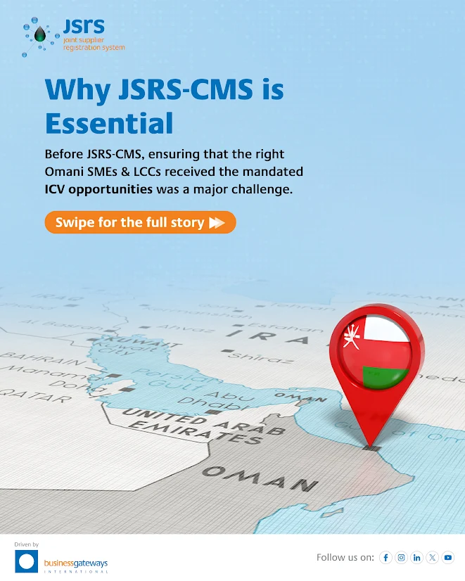 JSRS - Oman's Supplier Sourcing Ecosystem tweet media