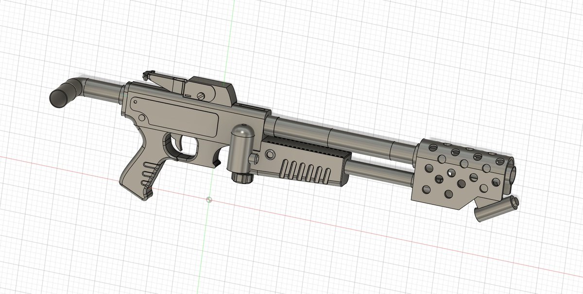 ExtraCosplay's tweet image. 블루아카 메구 전용무기 모델링
렌더링은 나노바나나로 샘플 만들어봄
원본과 좀 다르긴 한데 도색 가이드로 사용하기 좋을듯