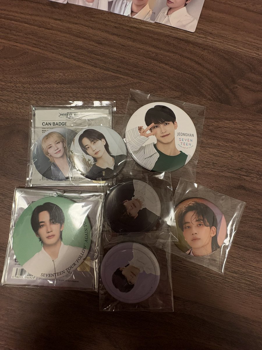 SEVENTEEN じょんはん グッズ 買取
当方ジョンハンペンだったのですがミンギュを1押しにしようかなと思っているのでお譲り可能なグッズ出します🥹🥹
雑誌450 缶バッジ5003個目から450
うちわ500 
後ほどトレカ等も出すのでぜひお気軽にお声掛けお待ちしております🙇‍♀️
 #ジョンハン #トレカ #買取