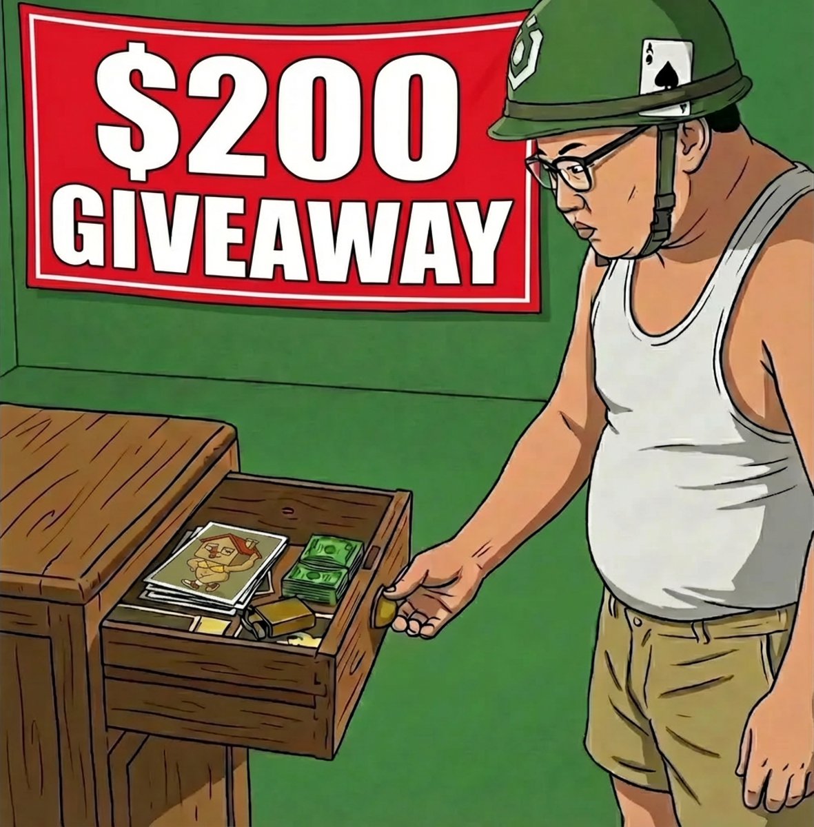 ourbitcomrades's tweet image. gm! unc tiong was cleaning out an old drawer

found some random things
old photos
a lighter that still works
and $200 he completely forgot about

$200 giveaway to 5 nephews

unc notices who follows @ourbit and @ourbitcomrades

nephews must repost this post, and tag 2 friends…