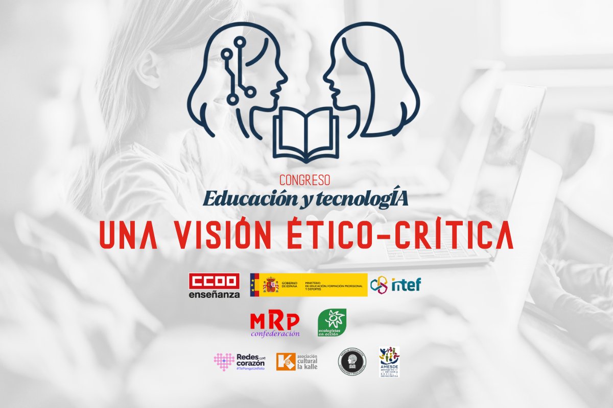 💬 Abrimos debate: ¿Qué papel debe tener la tecnología en las aulas? Desde CCOO Enseñanza organizamos el congreso “Educación y technologÍA: una visión ético-crítica” para poner a las personas en el centro del modelo educativo.
+Info⤵️
fe.ccoo.es/noticia:747334…
