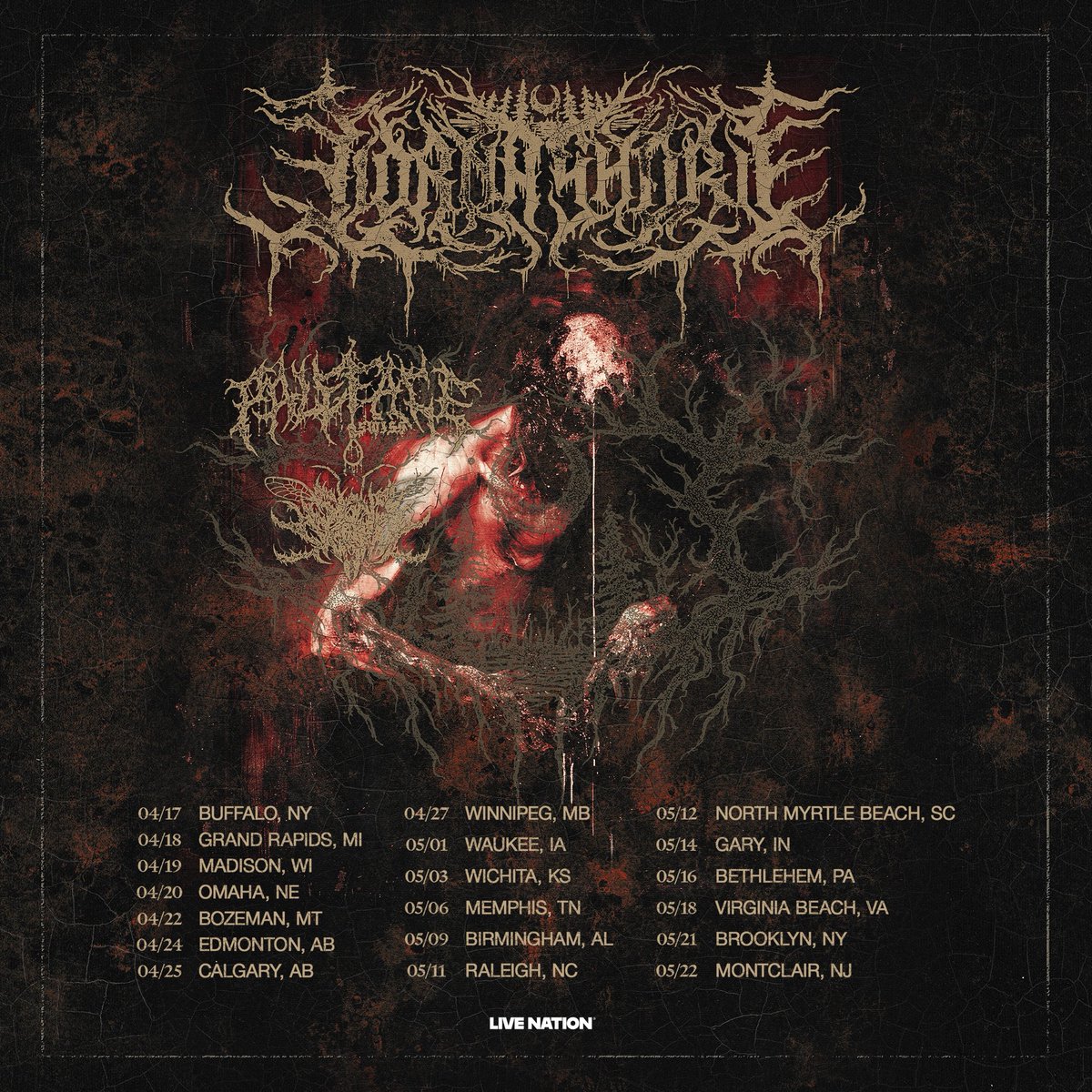 LiveNation's tweet image. JUST ANNOUNCED! 🔥 Lorna Shore is heading your way with special guests Paleface Swiss and Signs of the Swarm!

Tickets on sale this Friday, Jan 23rd @ 9AM local. 🎟️
livemu.sc/LornaShore2026