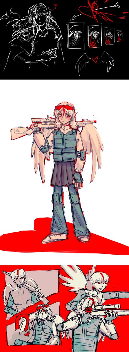 kkitostar's tweet image. 🐰 love bullet cupid  (feat. 🐺🦊)

[tap for more]