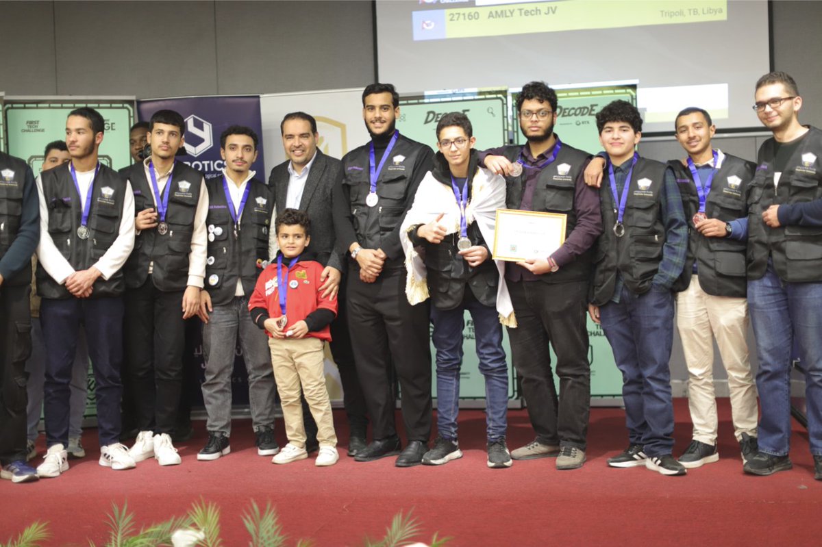 بعد انتهاء تصفيات بنغازي المحلية للروبوتات التي أقيمت في 16-17 يناير، ضمن منافسات تحدي الفيرست للتكنولوجيا ليبيا لموسم 2025/2026، نتقدم بالتهاني للفرق المتأهلة إلى بطولة ليبيا الإقليمية 🇱🇾:

🔸 AMLY Tech JV Team
🔸 LYBOTICS Super Team
🔸 Optimus Prime Team
