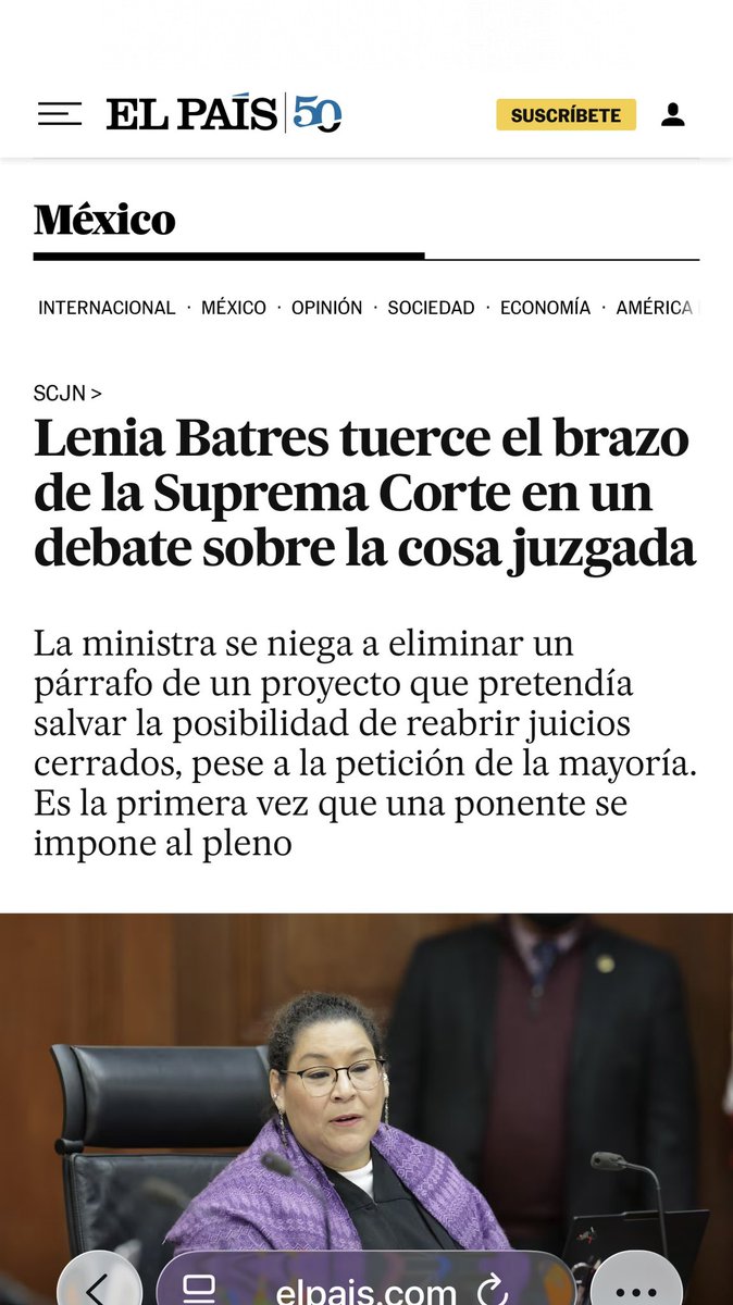 ¿En qué acabó lo reabrir casos ya juzgados en la <a href="/SCJN/">Suprema Corte</a> ? (cosa juzgada)….. es el pilar del Estado de Derecho y prensa trae notas contradictorias 👇🏻