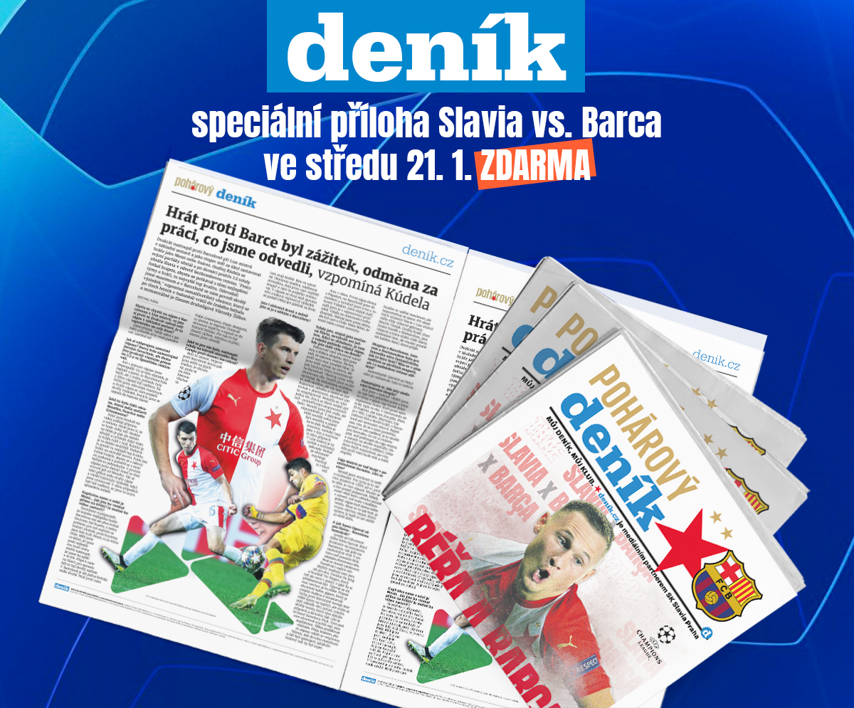 Ve středu v <a href="/denikcz/">Deník.cz</a> <a href="/prazskydenik/">Pražský deník</a> speciální fotbalová příloha Pohárový deník k utkání <a href="/ChampionsLeague/">UEFA Champions League</a> mezi <a href="/slaviaofficial/">SK Slavia Praha</a> a <a href="/FCBarcelona/">FC Barcelona</a> #denik #slaviapraha #FCBarcelona