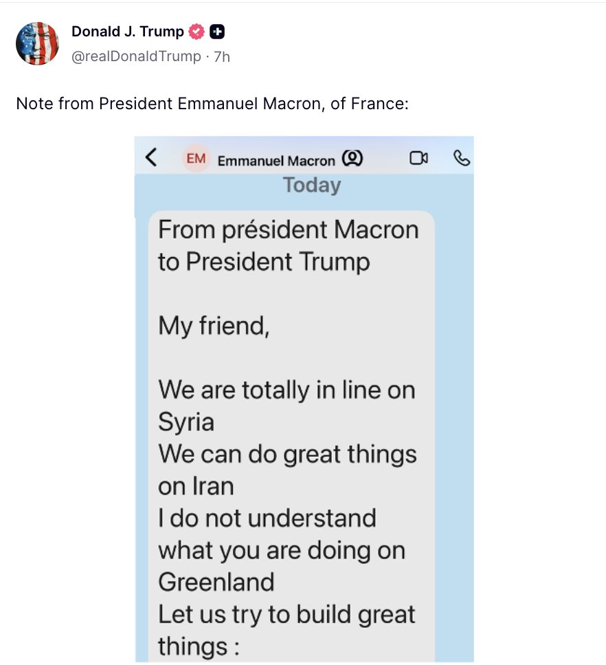 Trump et Macron utilisent Signal pour communiquer.

Vous savez, la même application qui a été ciblée par les services de renseignement français et par l’Union européenne parce qu’elle était jugée « trop » chiffrée, et <a href="/signalapp/">Signal</a> avait même évoqué la possibilité de quitter