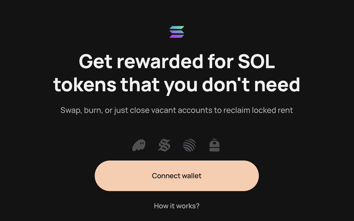 nba_0x's tweet photo. If you trade memes on Solana, you've likely accumulated tokens in your account that will remain dead weight forever. While some similar services don't affect everything, this one can burn absolutely everything. Reclaim some of your Solana 🫶

https://t.co/88gKuv8WhP https://t.co/Lusw6gR6Kc